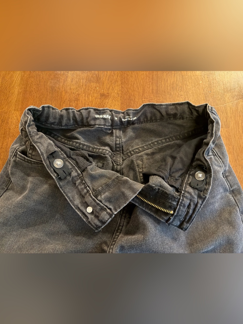 Old Navy Black Slim Men’s Jeans - Washed Black Finish